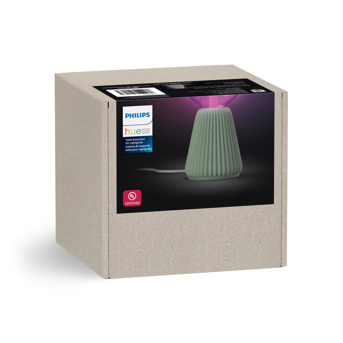 Cone table lamp for Lightguide bulbs (Sage)