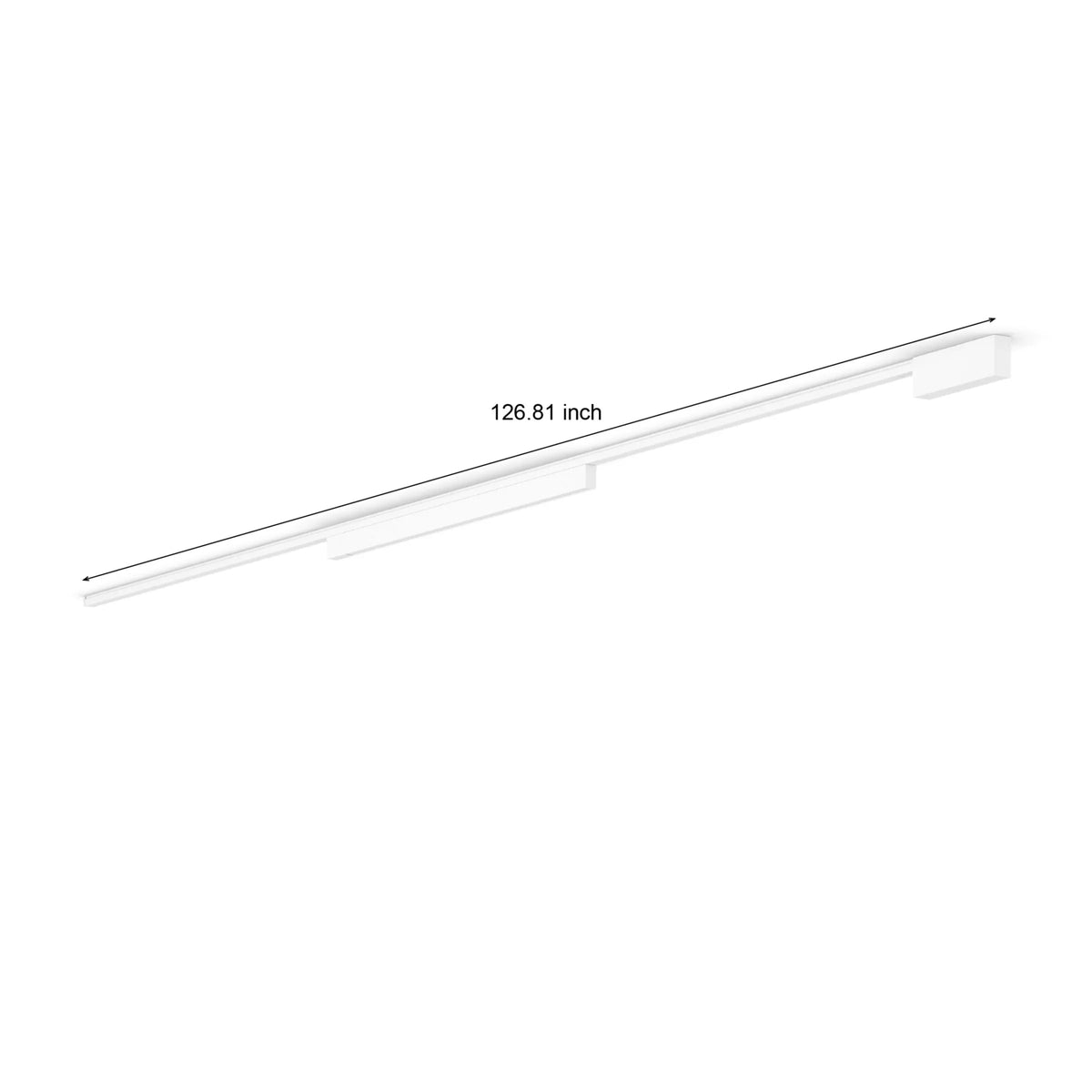 Perifo straight ceiling base kit (1 light bar)
