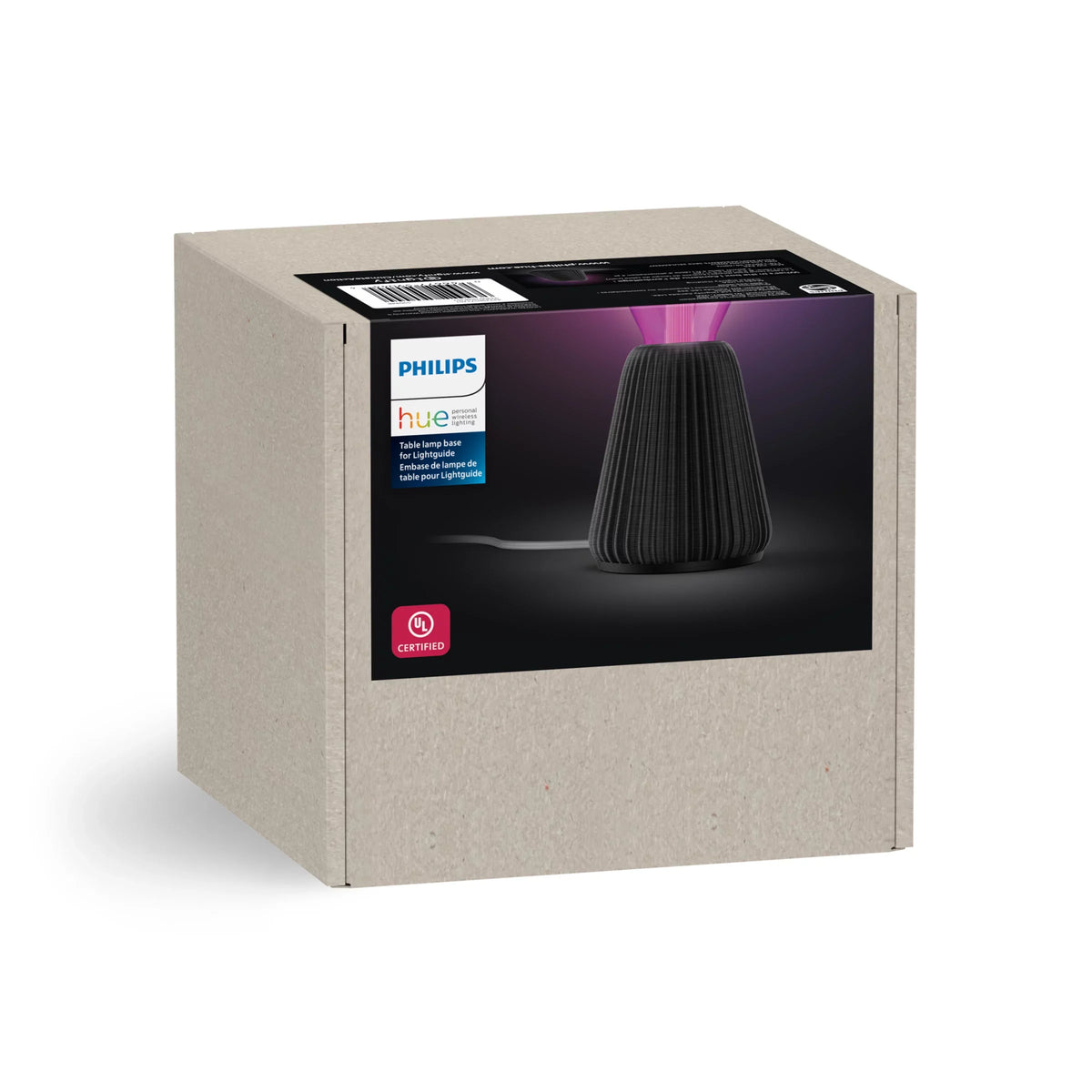 Cone table lamp for Lightguide bulbs (Black)
