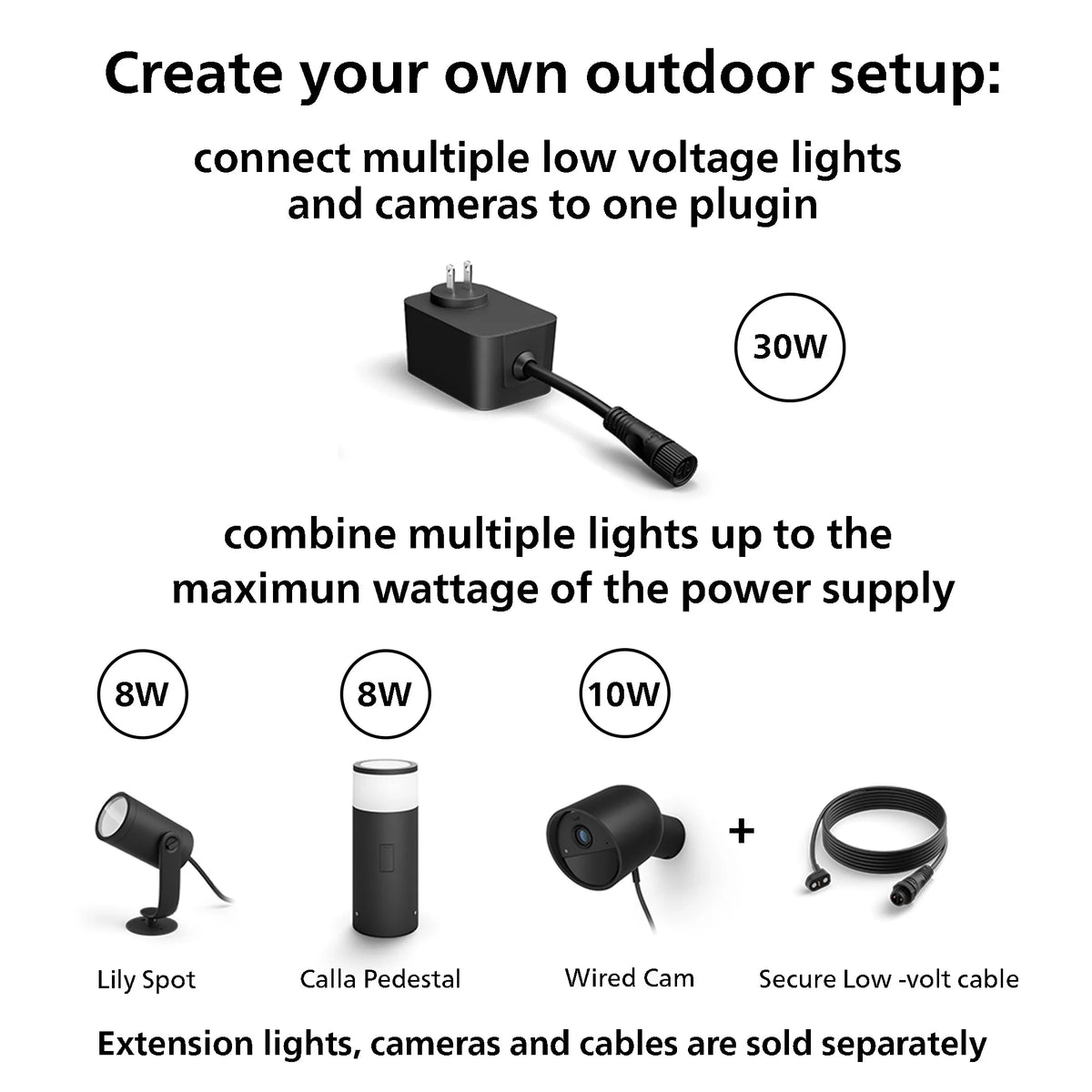 Hue Secure Outdoor 30W power supply