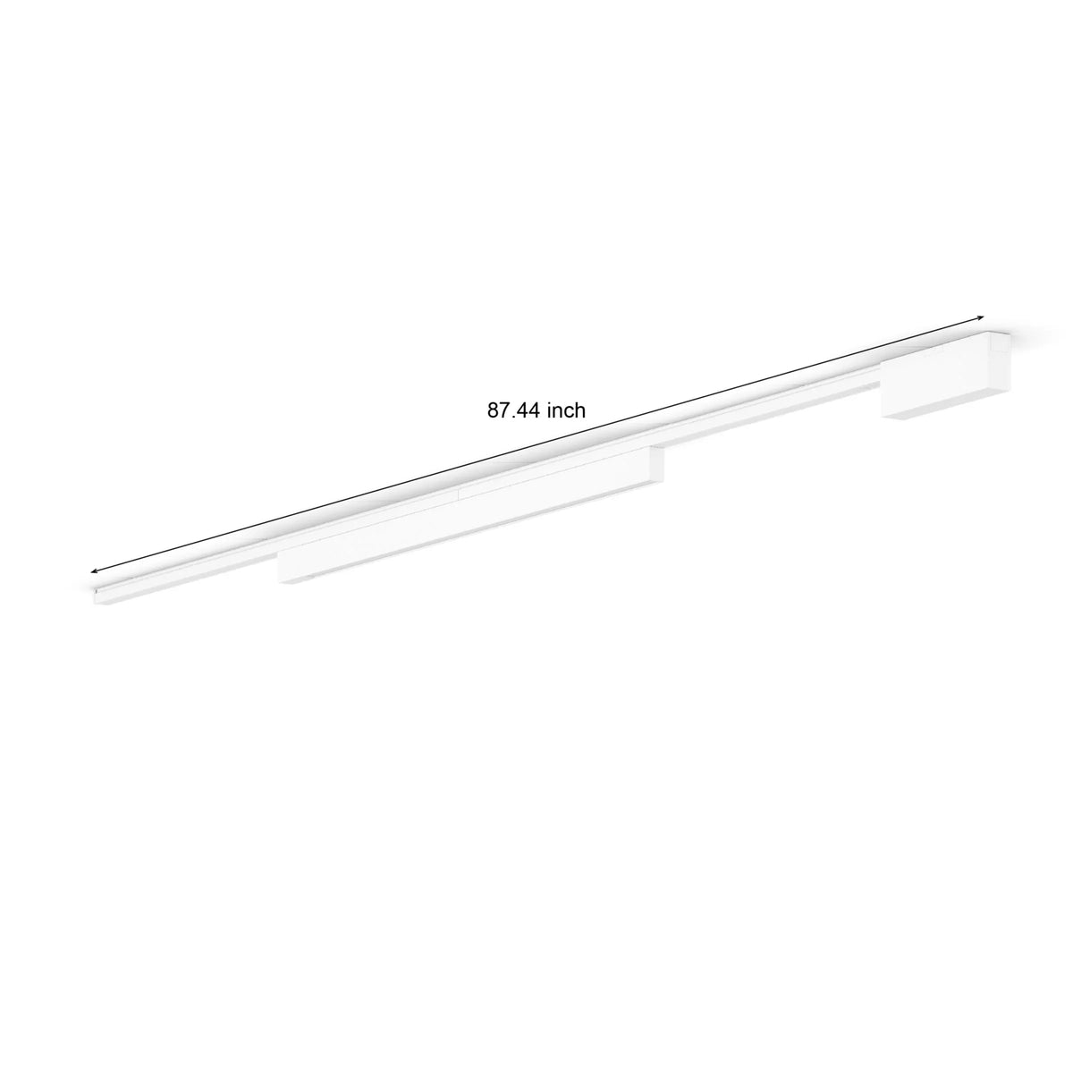 Perifo straight ceiling base kit (1 light bar)