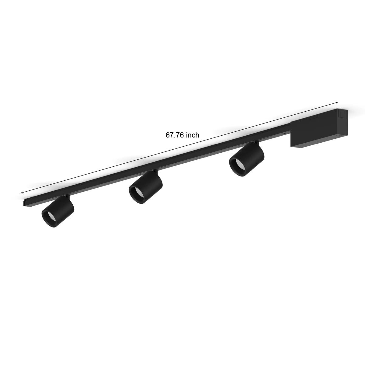 Perifo straight ceiling base kit (3 spots)