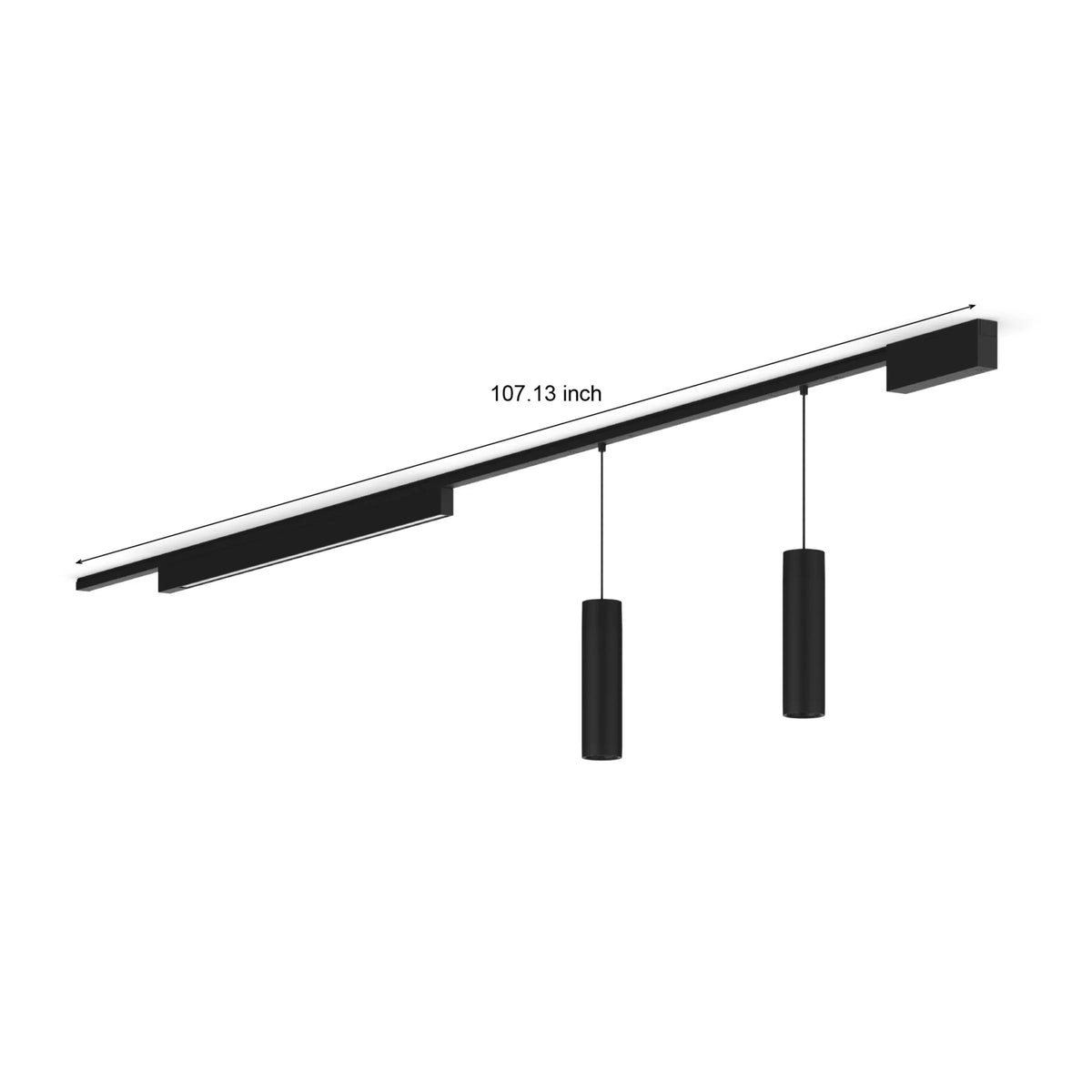 Perifo straight ceiling base kit (2 pendants, 1 light bar)