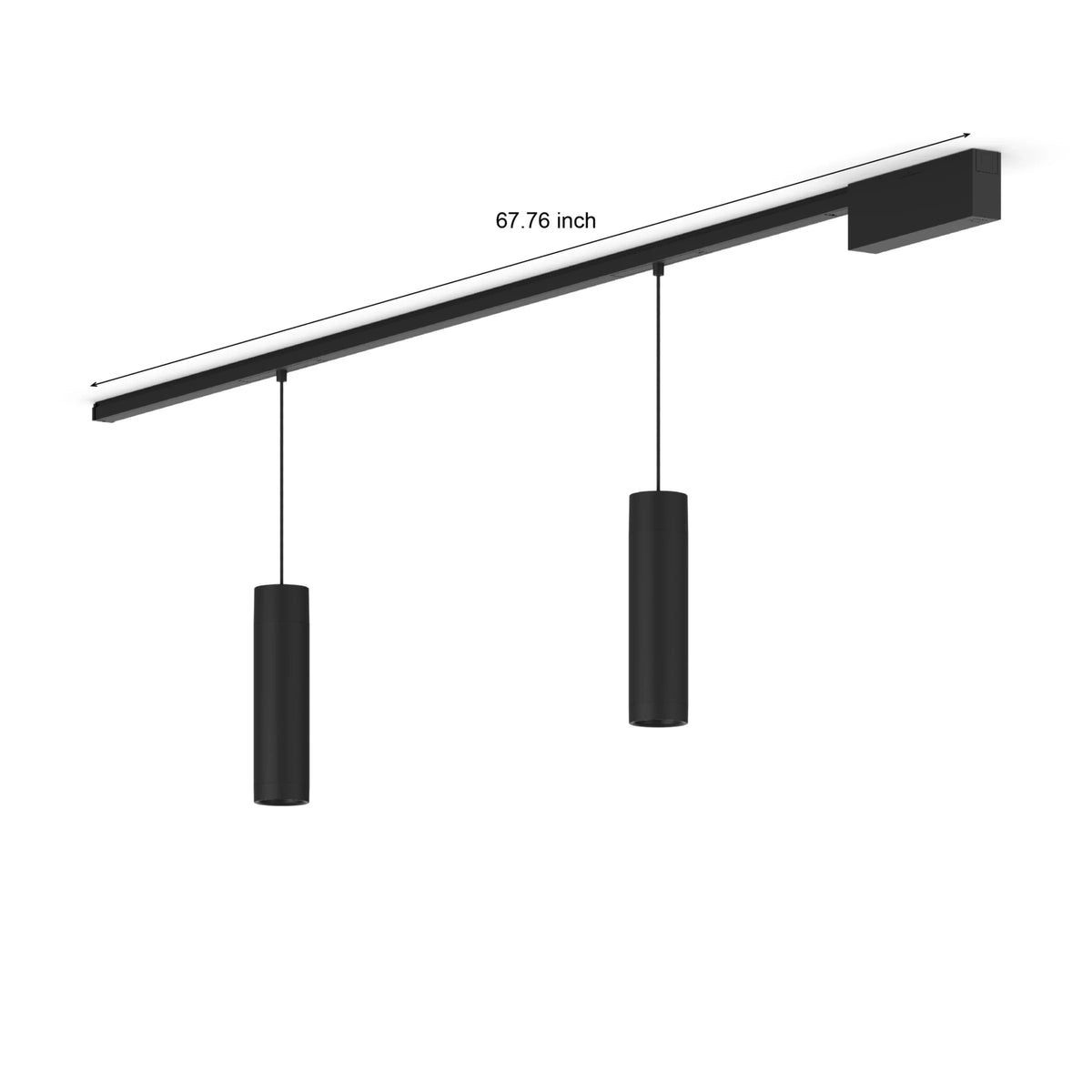 Perifo straight ceiling base kit (2 pendants)