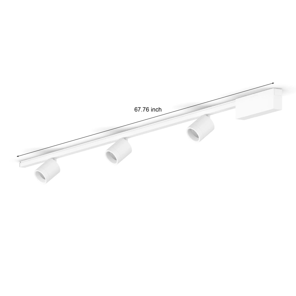 Perifo straight ceiling base kit (3 spots)