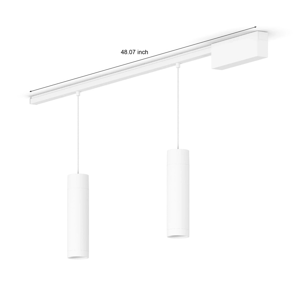 Perifo straight ceiling base kit (2 pendants)