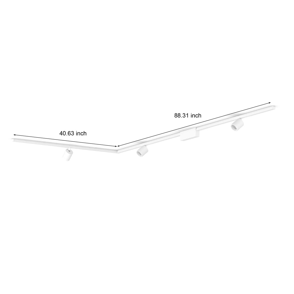 Perifo L-shaped ceiling base kit (3 spots)