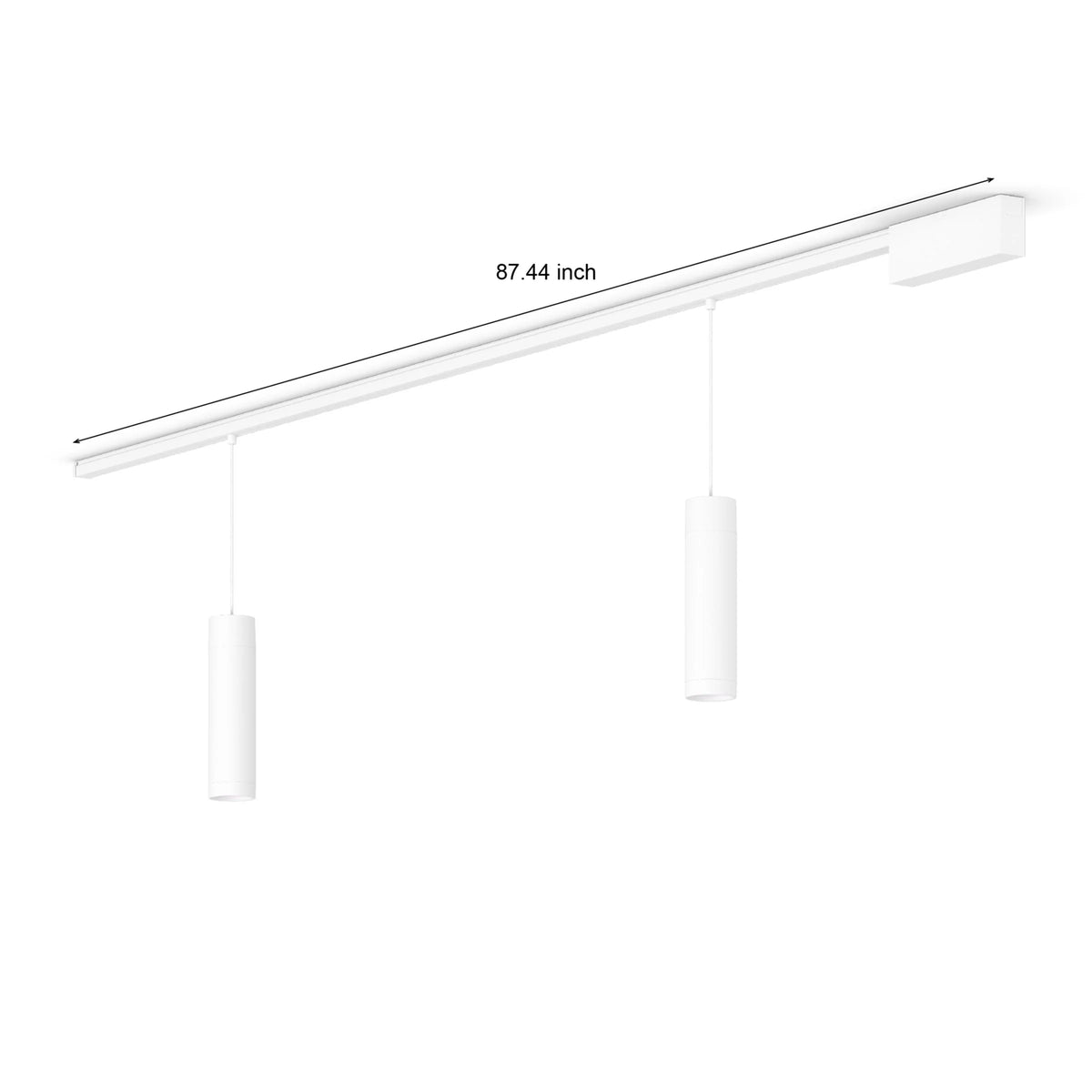 Perifo straight ceiling base kit (2 pendants)