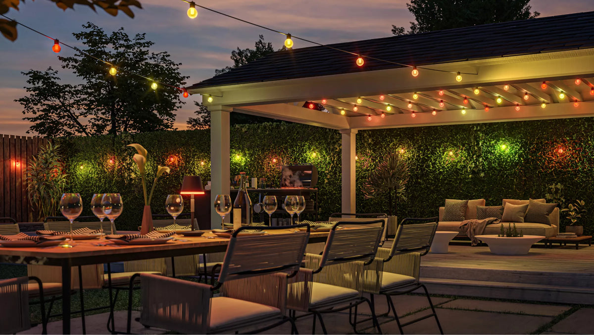 Hue Festavia globe outdoor string lights 22 ft