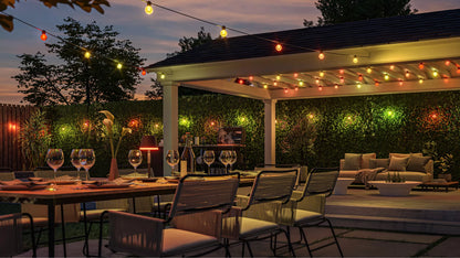Hue Festavia globe outdoor string lights 22 ft