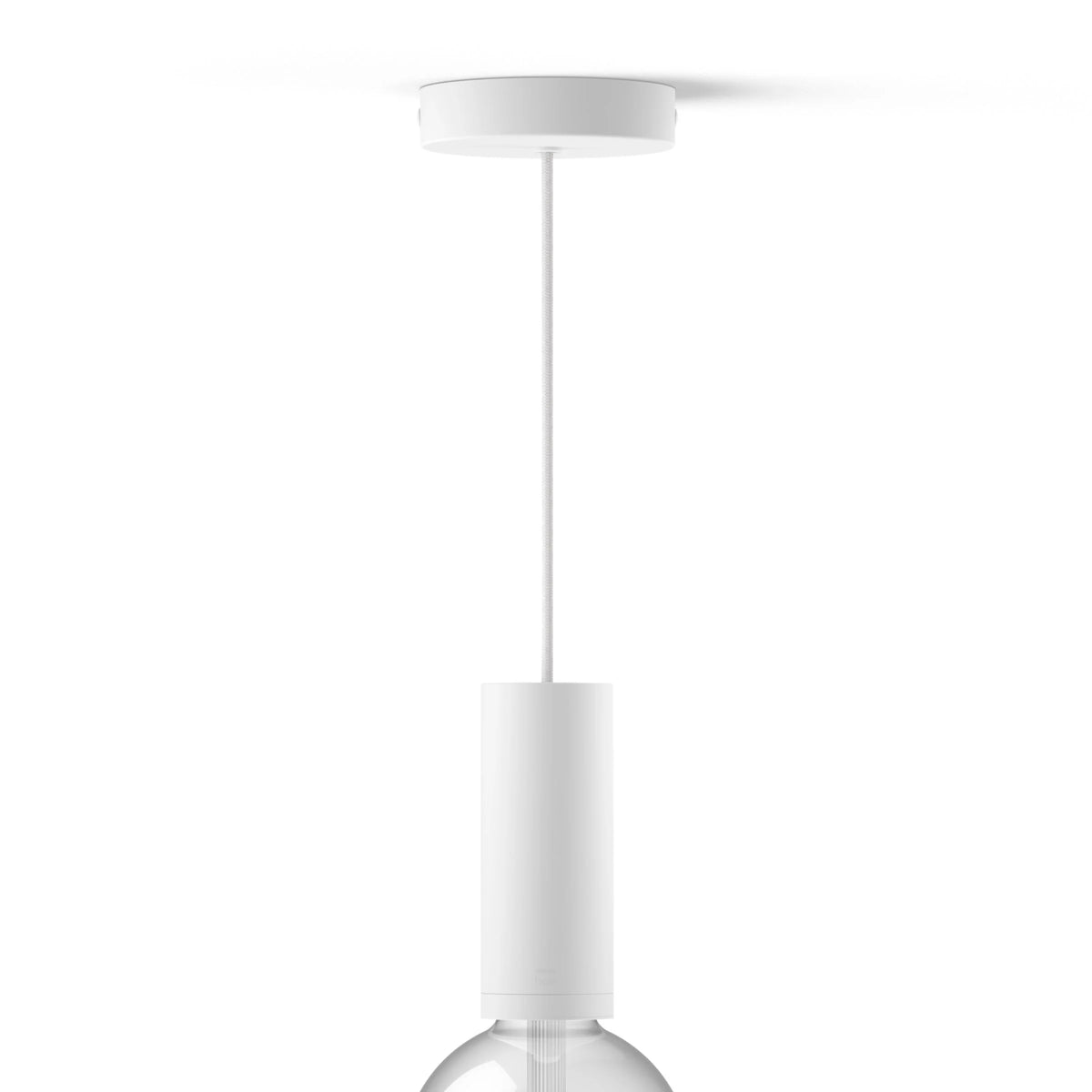 White pendant cord