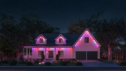 Festavia permanent outdoor lights 90 ft white string