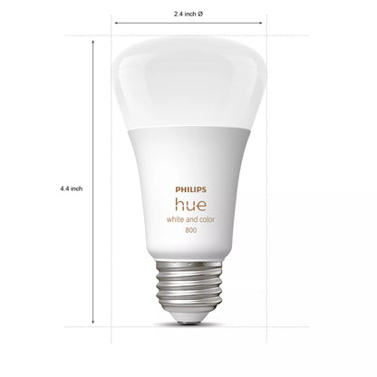 Starter kit: 2 E26 smart bulbs (60 W)