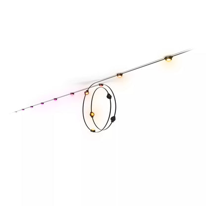Festavia permanent outdoor lights 90 ft black string