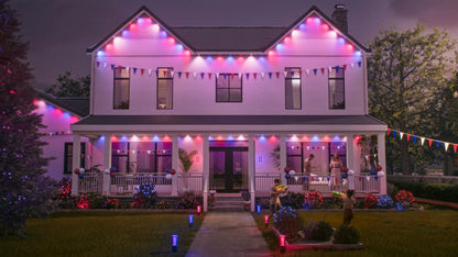 Festavia permanent outdoor lights 150 ft white string