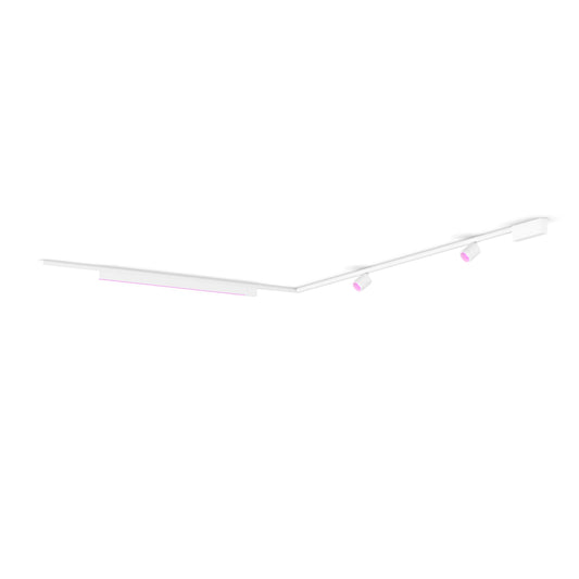 Perifo L-shaped ceiling base kit (2 spots, 1 light bar)