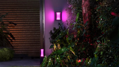 Impress wide outdoor wall light