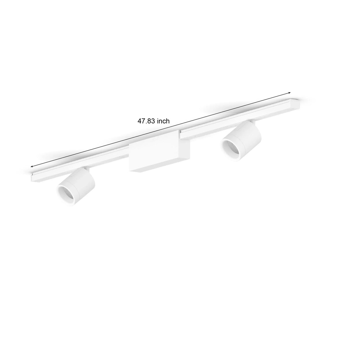 Perifo straight ceiling base kit (2 spots)