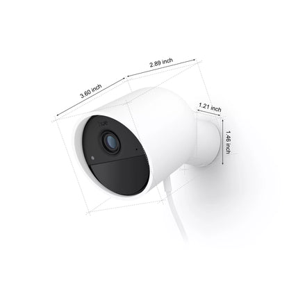 Secure wired camera