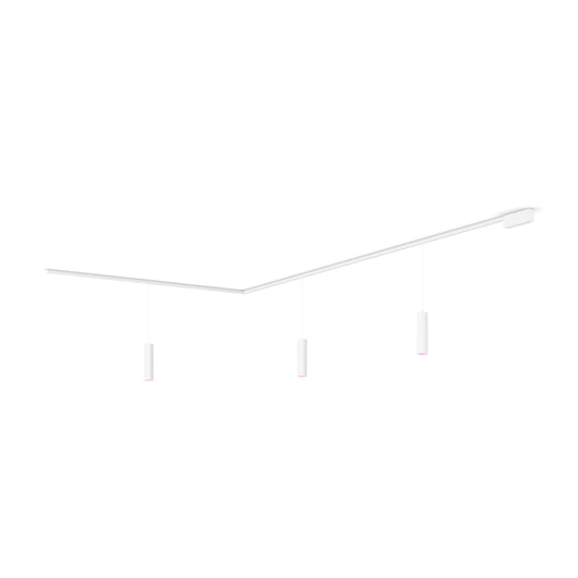 Perifo L-shaped ceiling base kit (3 pendants)